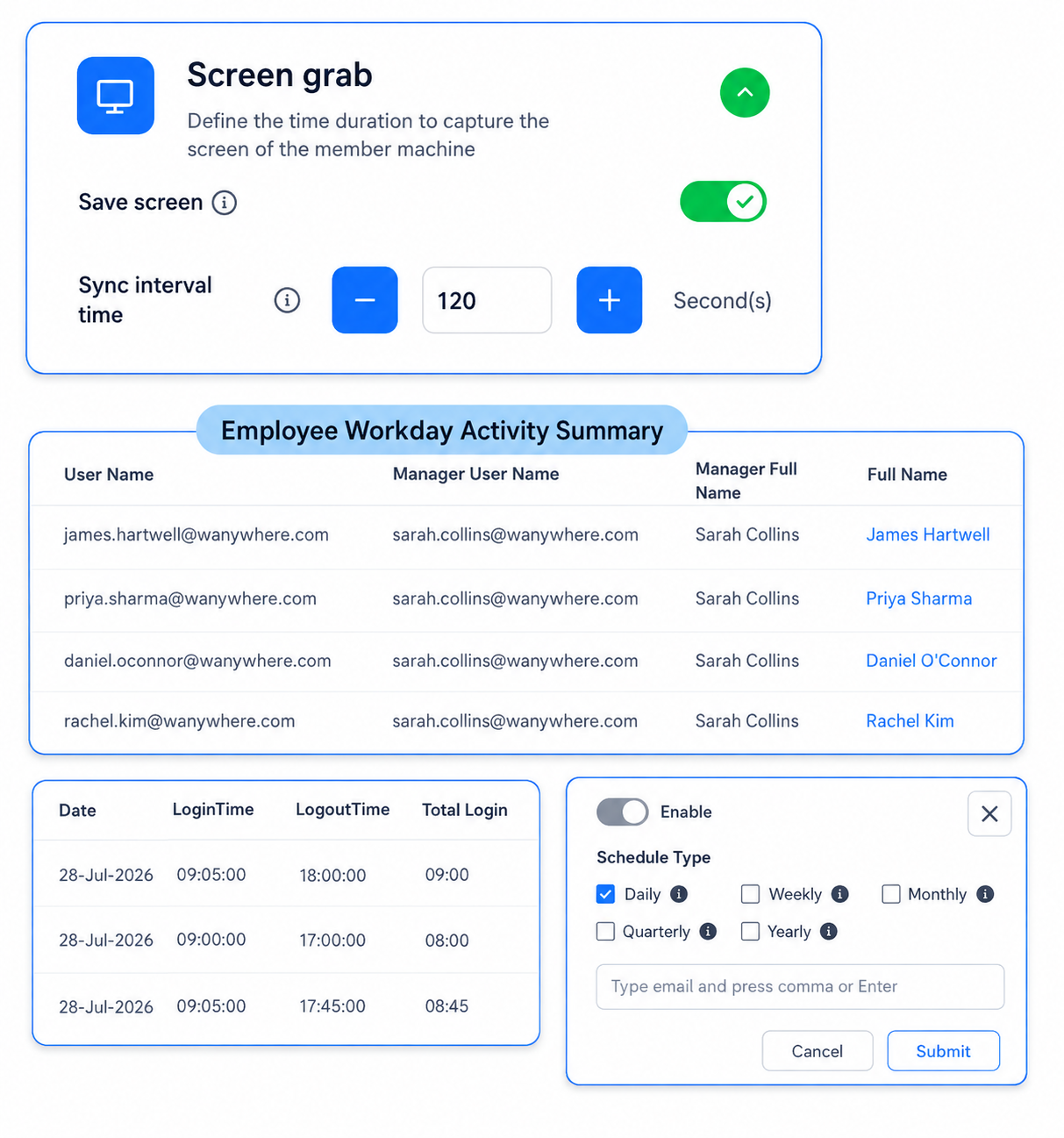 Workforce accountability and performance visibility