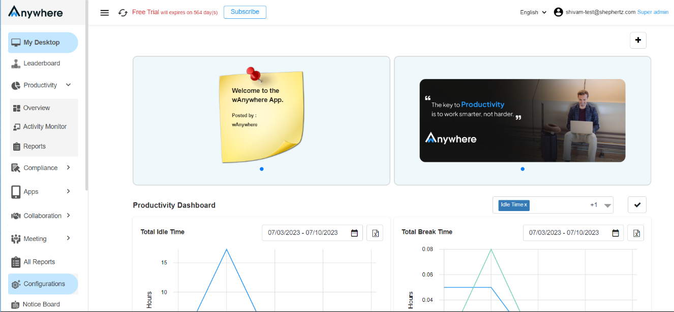 Wanywhere Configuration Module