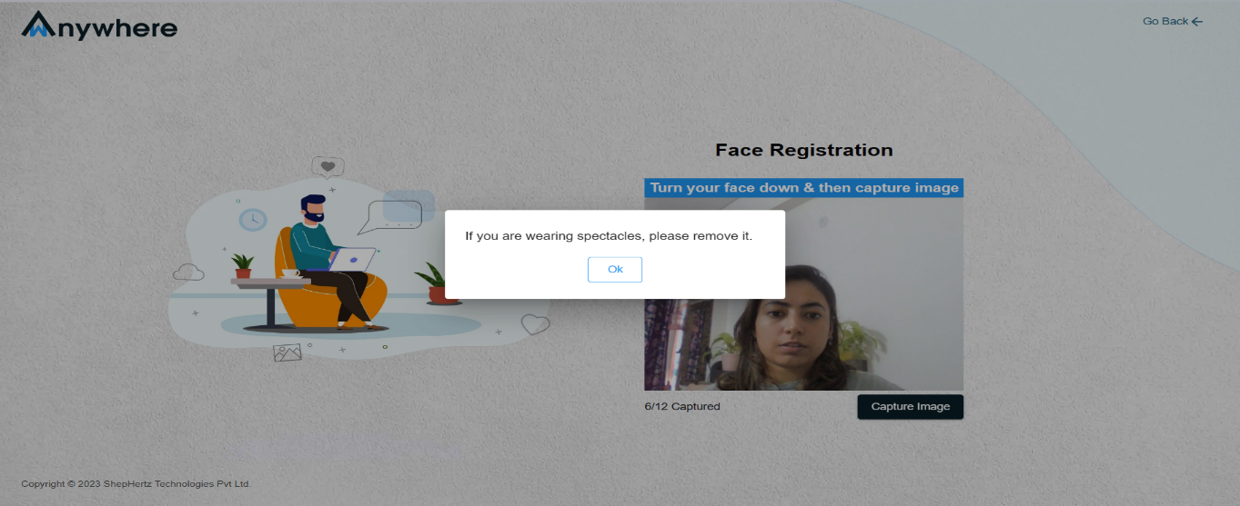 Face Registration Notification