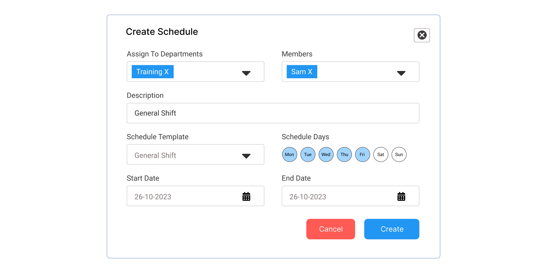 Shift Management Software