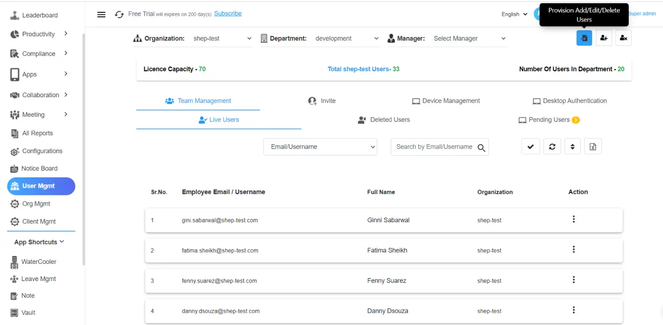  How can we onboard users in bulk quantity